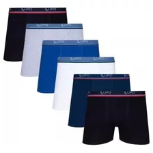 Kit 6 Cuecas Boxer Lupo Masculinas Original Box 523 Adulto