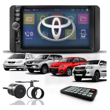 Kit Central Multimídia 2 Din Mp5 Espelha Dvd Bt Toyota