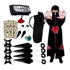 Kit Cosplay Akatsuki Bandana Deidara + Anel + Colar + Porta 