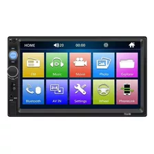 Auto Estéreo 7018b 2 Din Pantalla Táctil Mp5 Hd 1080p