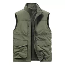 Frente E Verso Desgaste Workwear Vest Homens Engrossar Vest