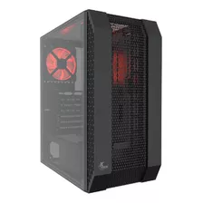 Case Gamer Atx Xtech Media Torre Tapa Traslucida Negro