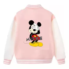 Jaqueta, Uniforme De Beisebol, Padrão Causal, Mickey Mouse F