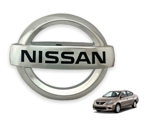 Escudo Delantero Parrilla Nissan Versa 2012 Al 2014 Nuevo Foto 2