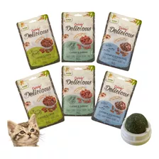 Pack Delicious 6 Unidades + Bolita De Catnip