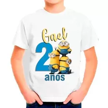 Camiseta Infantil Minions Personalizada