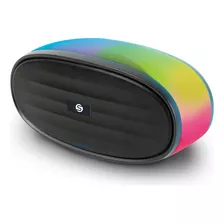 Misik - Bocina Bluetooth Flame Portatil - Tws - Aux, Sd Y Fm Color Negro