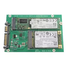 Adaptador Ssd M.2 Ngff Y Msata A Sata 2.5''+ Envío Gratis