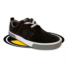 Zapatilla Area Complex Skate Skateboarding Negra & Gris