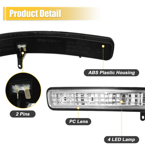 Luz Seal Giro Espejo Izq Para Compatible Con Ford Explorer Foto 4