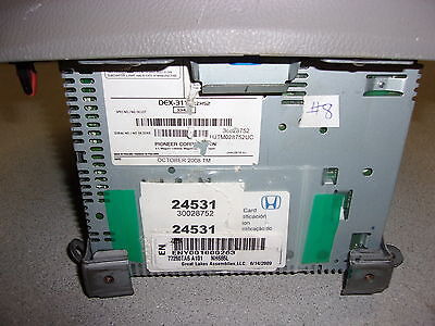 Honda Radio Heater Ac Dash Panel 30028752 *free Shipping Mmp Foto 2