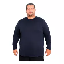 Kit 3 Camisa Plus Size Longa Camiseta Dry Fit Masculina