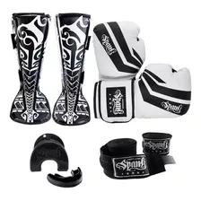 Kit Muaythai Comfy - Spank Luva Caneleira Bandagem Bucal