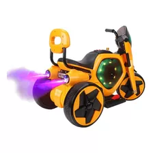 Moto Batería Carro Eléctrica Niño Niña Humo Mp3 Luces Música