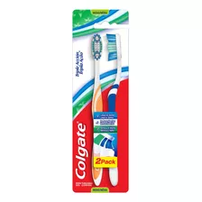 Escova Dental Média Colgate Tripla Ação 2 Unidades