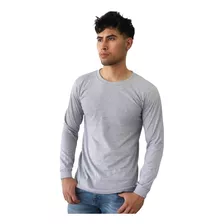 Playera Cuello Redondo Manga Larga Marca Yazbek 