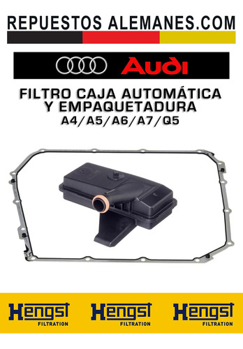 Filtro Caja / Transmisin Dsg Audi A4 A5 A6 A7 Q5 - Hengst Foto 3