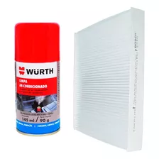 Filtro Ar Condicionado Bosch + Spray Higienizador Wurth