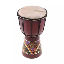 Tambor Africano, Instrumento Tradicional De Madera Maciza Ta