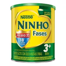 Fórmula Infantil Em Pó Nestlé Ninho Fases 3+ En Lata De 1 De 800g - 3 A 5 Anos