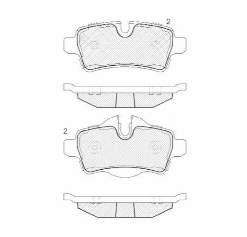 Pastillas Freno Trasera Mini Cooper John Cooper Works 2010 Foto 3
