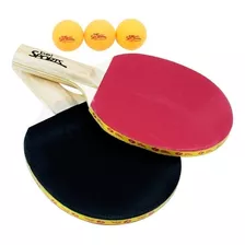 Pacote De 2 Raquetes De Ping Pong Bel Sports 