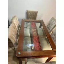 Mesa Comedor + 6 Sillas ( Hancho: 90cm; Largo: 150cm)