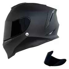 Capacete Mormaii Novo M1 Origin Preto Fosco + Viseira Fumê