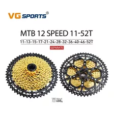 Vg Sports Mtb - Bicicleta De Montaña (12 Velocidades-52t)