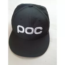 Gorra Poc / Race Stuff / Mtb /negra - Logo Blanco / One Size