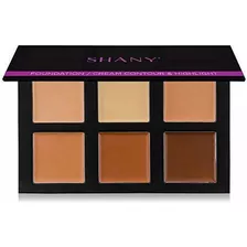 Base De Maquillaje Shany / Paleta De Resaltado Y Contorno En