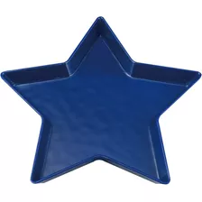 Upware Plato De Melamina Con Forma De Estrella Patriótica, P