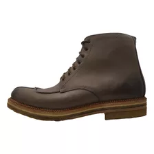 Bota De Piel Hombre 8731 Suela Doble Uso Rudo Artesanal Leon