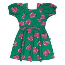 Vestido Infantil Verão Em Cotton Ligth Rotativo Angerô