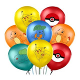 Globos Pokemon 10 Unidades Surtidas, Mix De Personajes