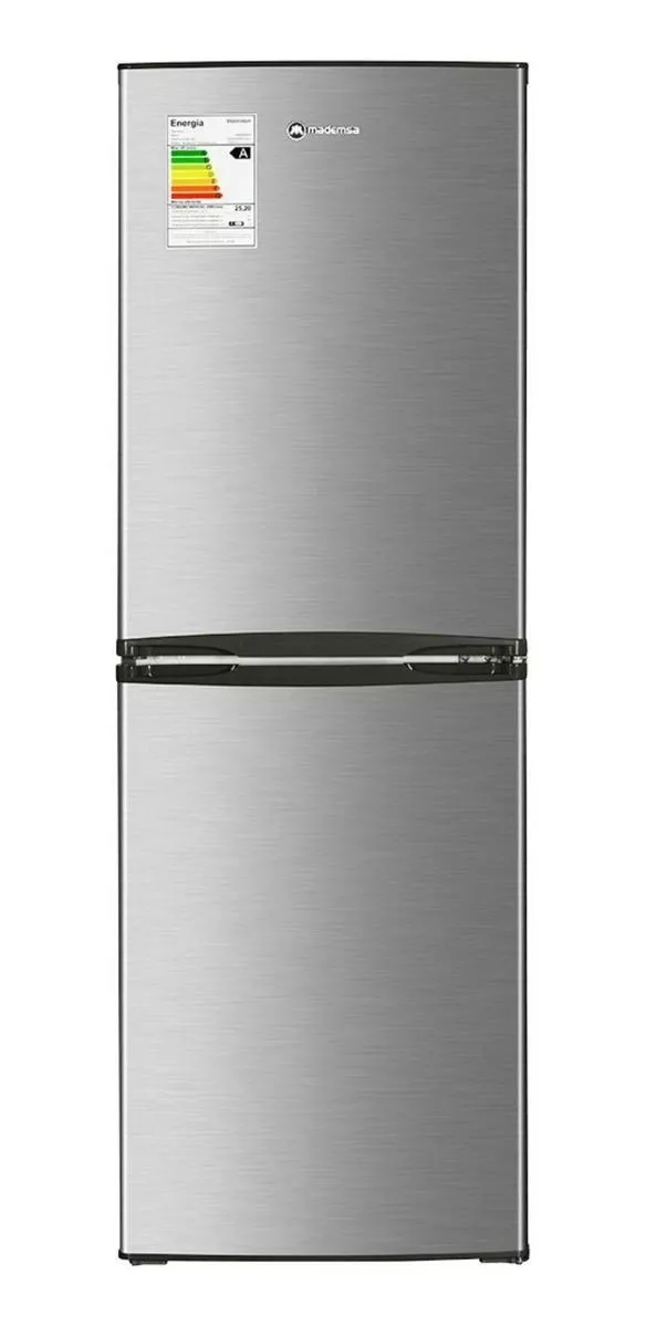 Refrigerador Mademsa Nordik Mr 415 Inox Con Freezer 231l 220v