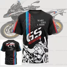 Camiseta Impresa De Bmw Gs Adventure Motos