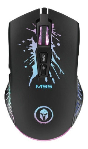 Mouse Usb Gamer Bkt Spartan M95 Rgb 7d Programable