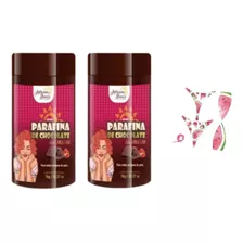 02 Parafina Chocolate E Urucum Melanina Bronze + Brinde 