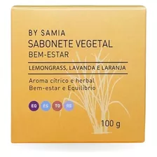 Sabonete Vegetal Em Barra Bem Estar By Samia 100g
