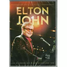 Dvd + Cd Elton John Live In London And Live In Scotland