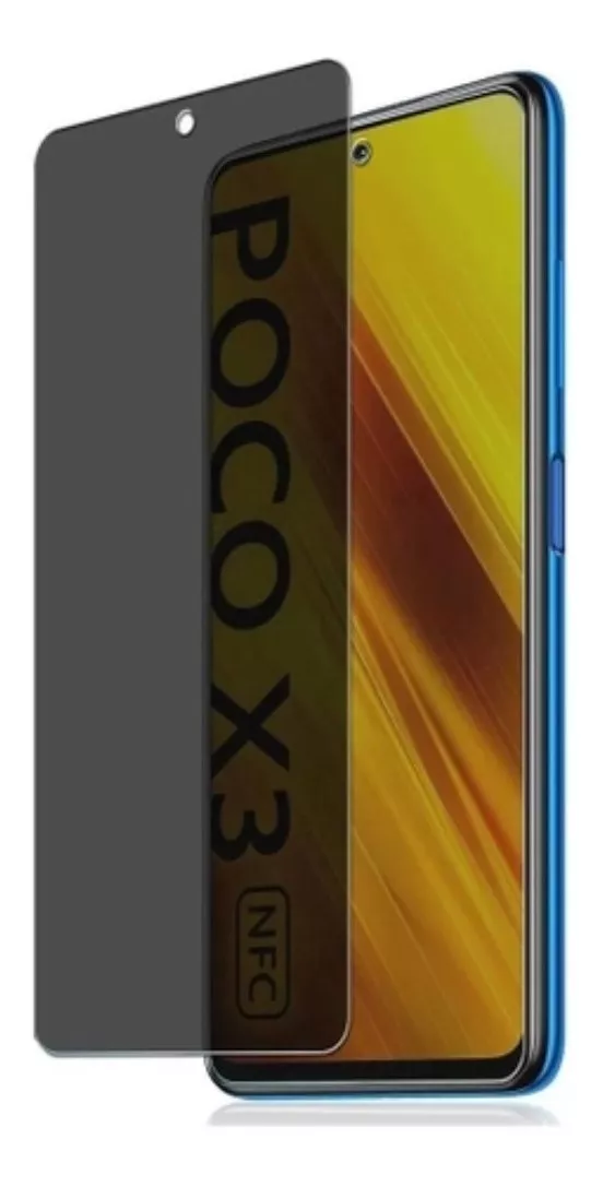 Película Privacidade Vidro 3d Xiaomi Poco X3 Nfc Poco X3 Pro