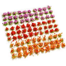 90 Pcs Miniaturas Diy De Grupos De Flores Coloridas Min...