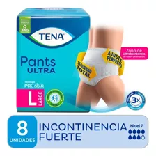 Tena Pants Ultra L Ropa Interior Incontinencia Fuerte X 8 U 