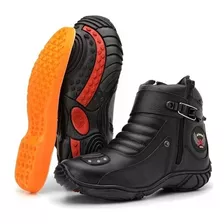 Bota Motociclista Varias Marcas Honda Moto Ziper Couro 271