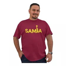 Camiseta Camisa De Samba Sambista Plus Size Tamanho Especial