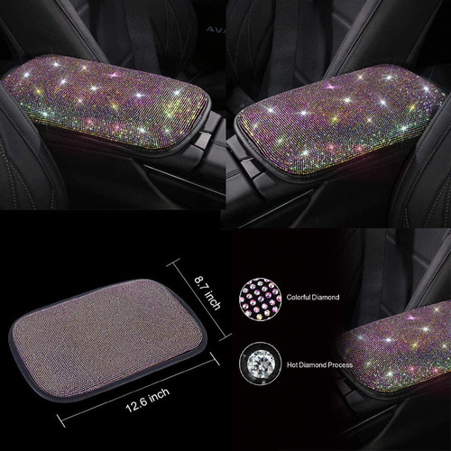 Kit Funda Volante Diamantes Decoracin Para Carro D Dama 5pz Foto 7