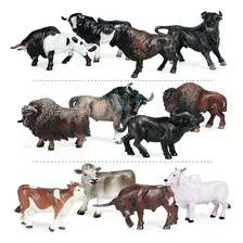 Set De 12 Muñecos De Imitación De Vaca