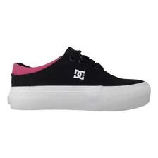 Zapatillas Dc Shoes Mod New Trase Platform Negro Rosa Mujer