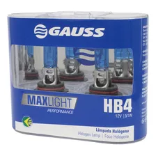 Par De Bombillos Halógenos Hb4 Maxlight 110% Mas Luz